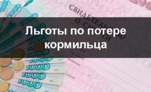 Потеря Кормильца Льготы Москва
