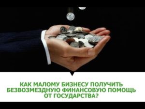 Как Получить Деньги На Открытие Бизнеса От Государства Безвозмездно 2020